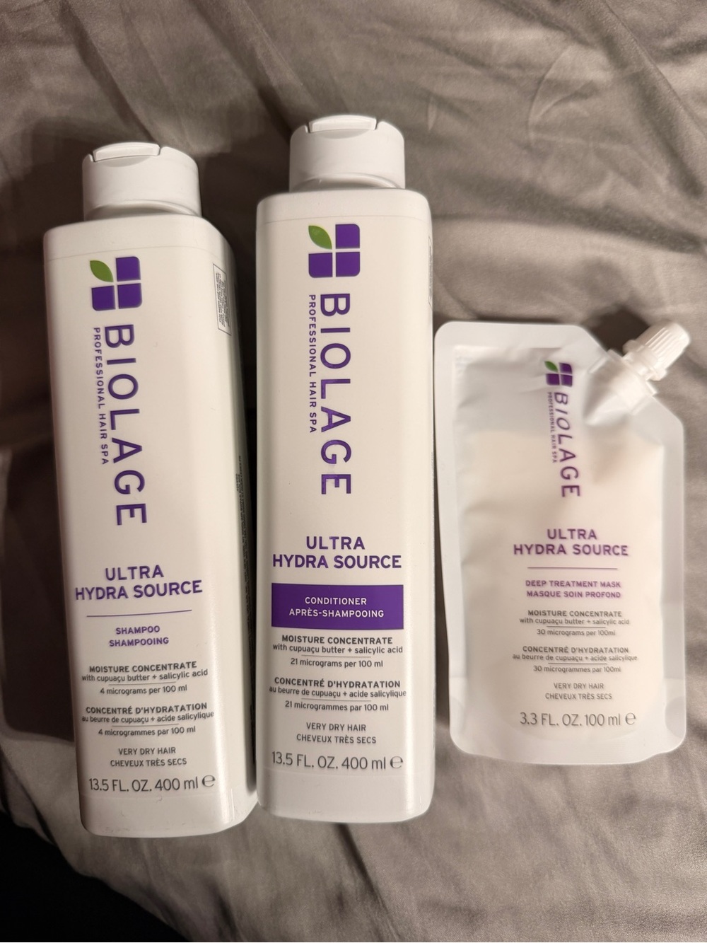 Biolage Ultra Hydra Source Shampoo + Conditioner + Mask